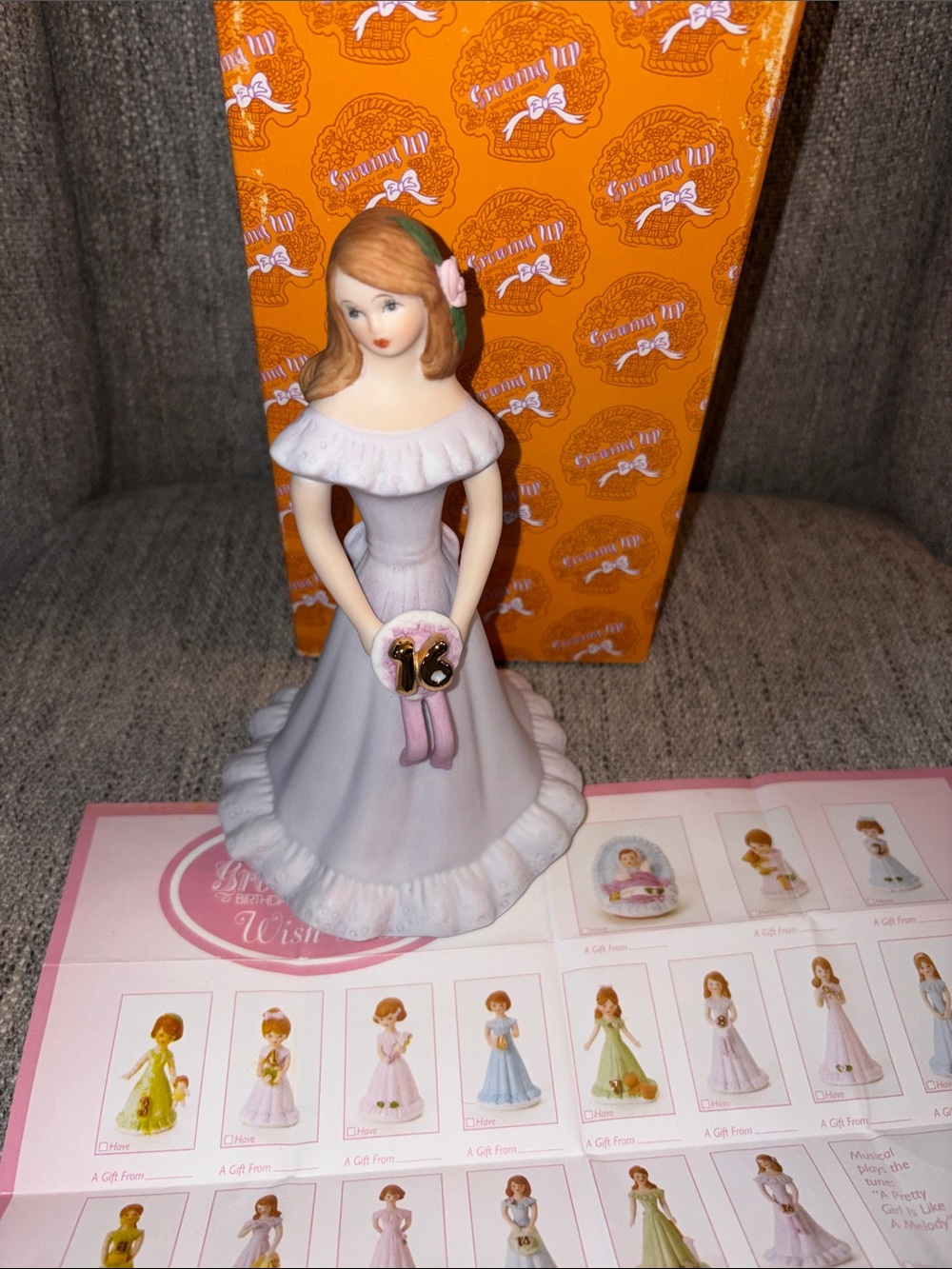 Enesco Growing Up figurine sweet 16